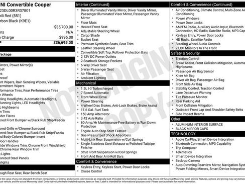 Used 2024 MINI Cooper Convertible image 22