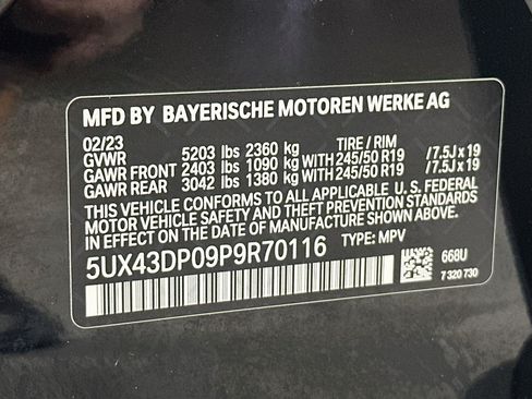 Used 2023 BMW X3 sDrive30i w/ Convenience Package RWD image 12
