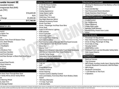 Used 2022 Hyundai Accent SE FWD image 2