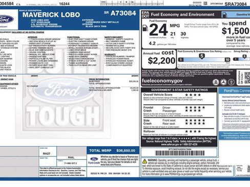 Used 2025 Ford Maverick Lobo image 3