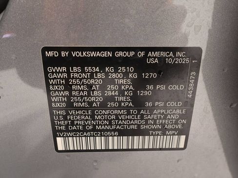 Used 2026 Volkswagen Atlas Cross Sport SE FWD image 30