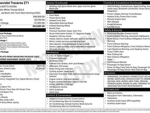 New 2026 Chevrolet Traverse Z71 image 5
