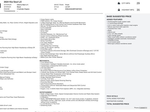 Used 2024 Kia Soul LX w/ Option Group 015 image 3