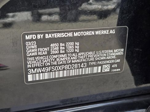 Used 2023 BMW M340i w/ Driving Assistance Package RWD image 26