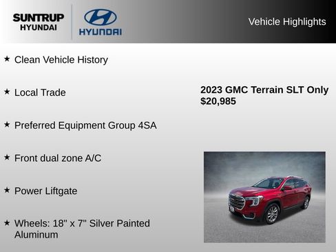 Used 2023 GMC Terrain SLT FWD image 8