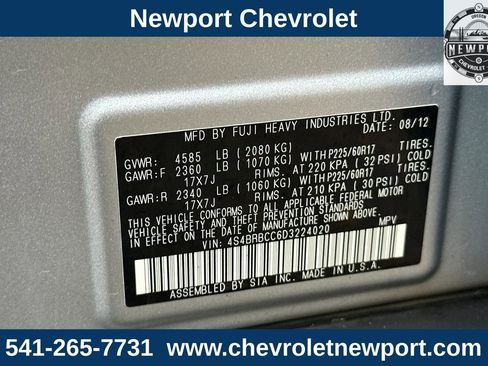 Used 2013 Subaru Outback 2.5i Premium w/ All-Weather Pkg image 27