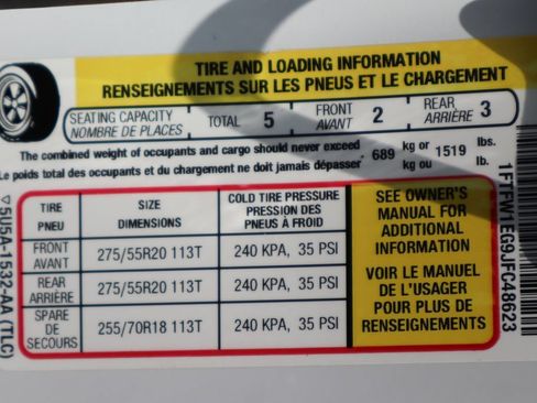 Used 2018 Ford F150 Lariat w/ Equipment Group 501A Mid AWD/4WD image 61