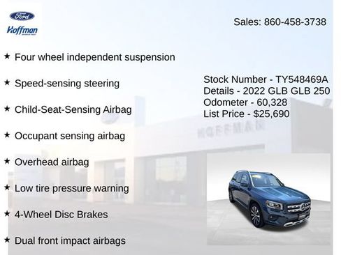 Used 2022 Mercedes-Benz GLB 250 4MATIC image 15