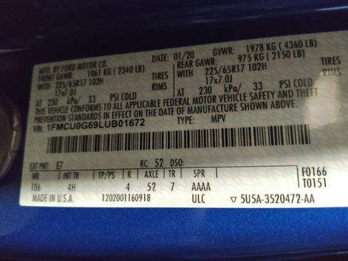 Used 2020 Ford Escape SE FWD image 33