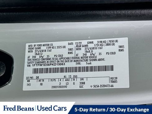 Used 2023 Ford F150 XLT w/ Equipment Group 302A High AWD/4WD image 38