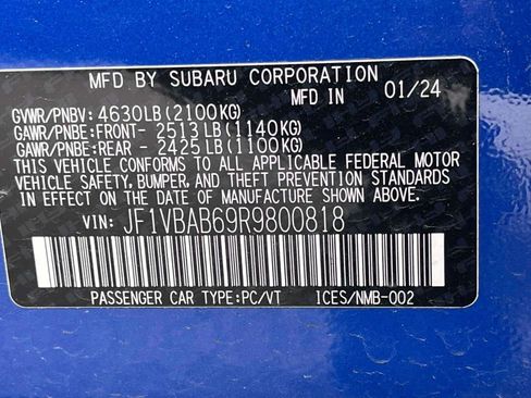 Certified 2024 Subaru WRX image 15