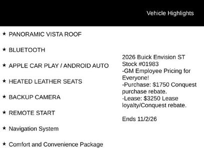 New 2026 Buick Envision Sport Touring