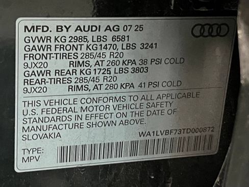 Used 2026 Audi Q7 3.0T Premium Plus w/ Premium Plus Package AWD/4WD image 20