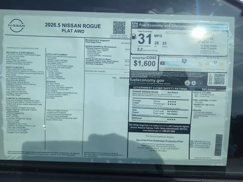 New 2026 Nissan Rogue Platinum AWD/4WD image 30