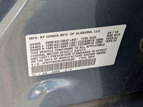 Used 2018 Honda Pilot EX image 26