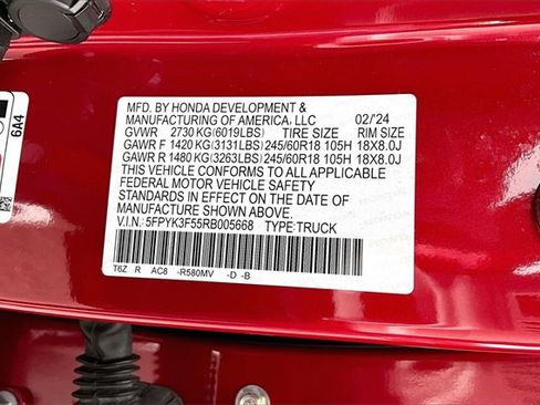 Used 2024 Honda Ridgeline RTL image 20