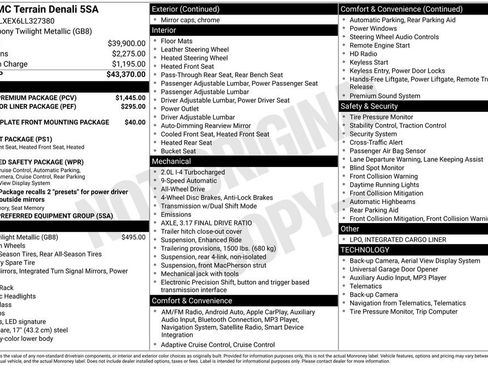 Used 2020 GMC Terrain Denali w/ Denali Premium Package image 15