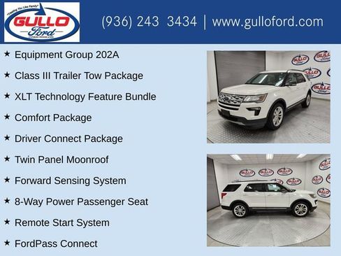 Used 2019 Ford Explorer XLT w/ Equipment Group 202A image 10