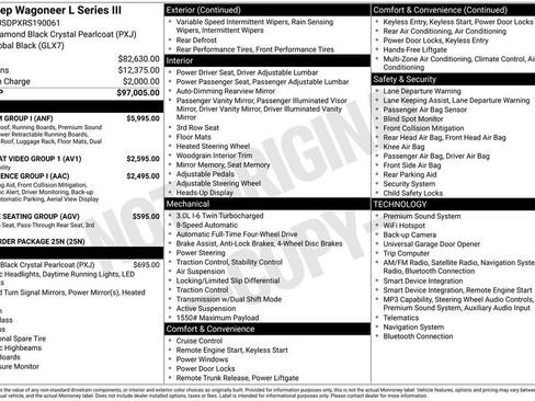 Used 2024 Jeep Wagoneer L Series III w/ Premium Group I AWD/4WD image 35