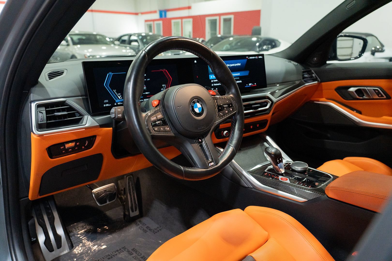 Used 2023 BMW M3 Competition w/ M Carbon Exterior Package RWD image 25