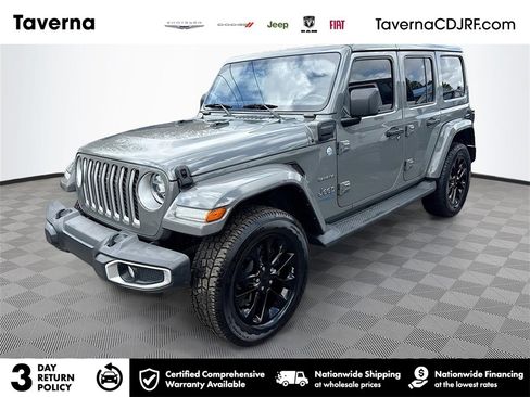 Used 2021 Jeep Wrangler Unlimited Sahara w/ Cold Weather Group image 1