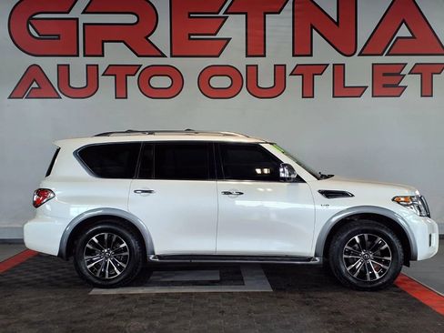 Used 2018 Nissan Armada Platinum w/ Captain Seat Package AWD/4WD image 1