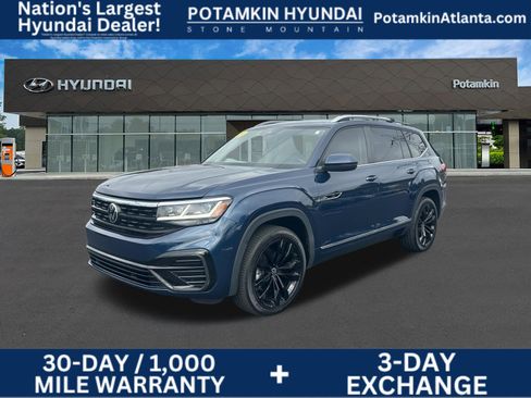 Used 2021 Volkswagen Atlas SEL R-Line FWD image 1