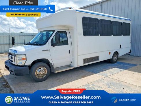 Used 2015 Ford E-450 and Econoline 450 Super Duty w/ Shuttle Bus Prep Package RWD image 3