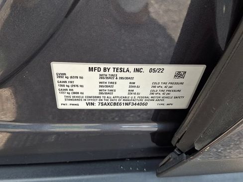 Used 2022 Tesla Model X Plaid AWD/4WD image 30