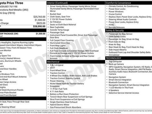 Used 2014 Toyota Prius Three w/ Solar Roof Package FWD image 32