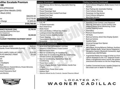 Used 2023 Cadillac Escalade Premium Luxury w/ Performance Package