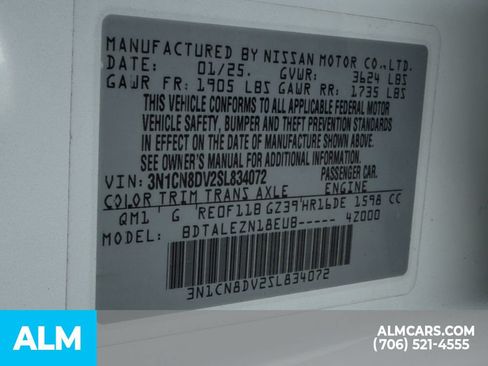 Used 2025 Nissan Versa S FWD image 20