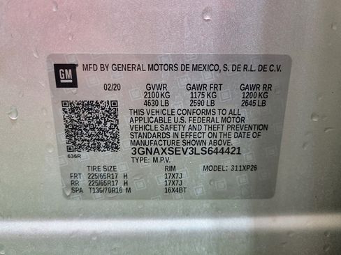 Used 2020 Chevrolet Equinox LS image 33