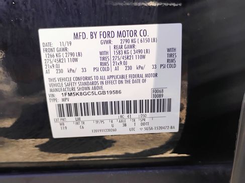 Used 2020 Ford Explorer ST w/ ST Street Pack AWD/4WD image 29