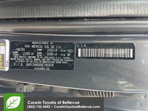 Used 2024 Kia Forte Sedan FWD image 23