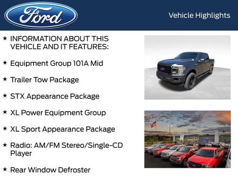 Used 2018 Ford F150 XL w/ Equipment Group 101A Mid AWD/4WD image 4