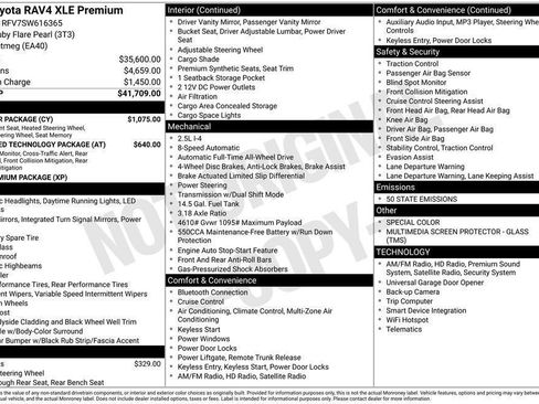 New 2025 Toyota RAV4 XLE Premium w/ Weather Package image 53