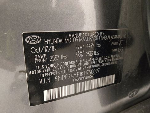 Used 2019 Hyundai Sonata SEL w/ Tech Package 02 image 33