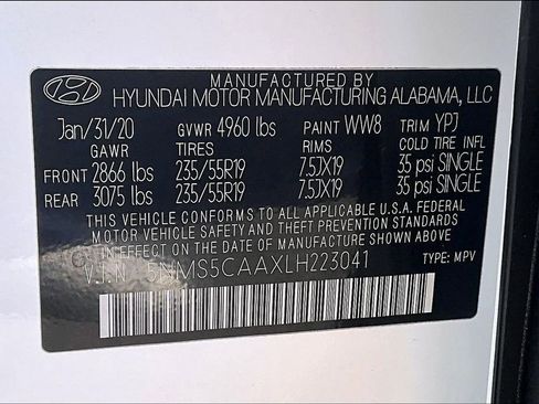 Used 2020 Hyundai Santa Fe Limited AWD/4WD image 35
