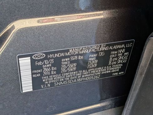 Certified 2023 Hyundai Santa Fe SEL Premium image 35