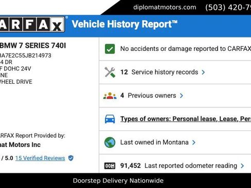 Used 2018 BMW 740i image 2
