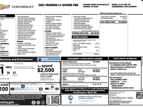 Used 2023 Chevrolet Traverse LT FWD image 5