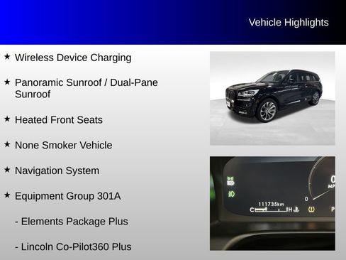 Used 2020 Lincoln Aviator Grand Touring w/ Equipment Group 301A image 8