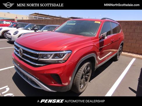 Used 2021 Volkswagen Atlas SE w/ Panoramic Sunroof Package AWD/4WD image 1