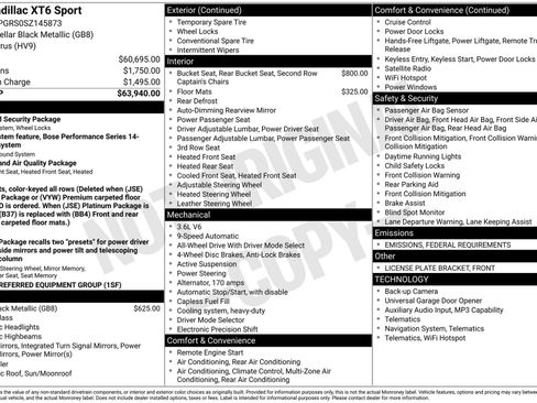 New 2025 Cadillac XT6 Sport image 41
