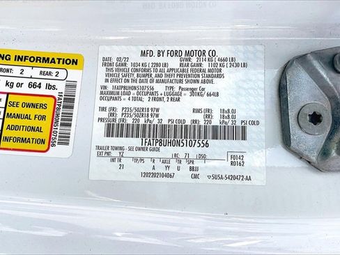 Certified 2022 Ford Mustang Convertible image 20