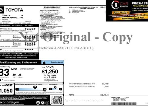Used 2022 Toyota Corolla LE FWD image 8