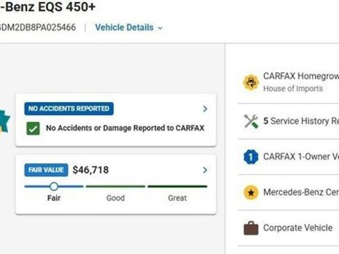 Certified 2023 Mercedes-Benz EQS 450+ SUV image 3