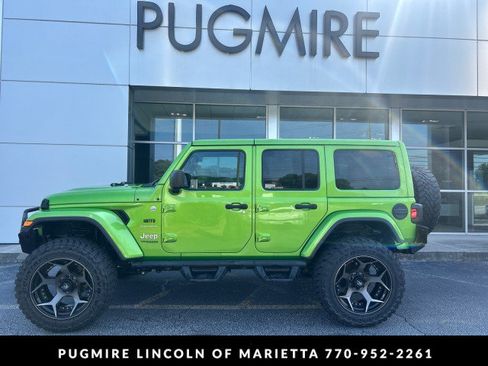 Used 2019 Jeep Wrangler Unlimited Sahara w/ Uconnect 4C Nav & Sound Group AWD/4WD image 1