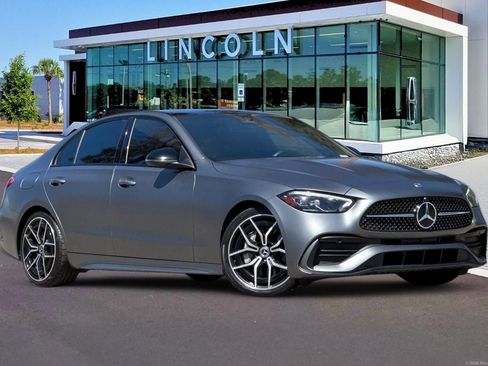 Used 2022 Mercedes-Benz C 300 Sedan w/ AMG Line w/ Night Package image 2